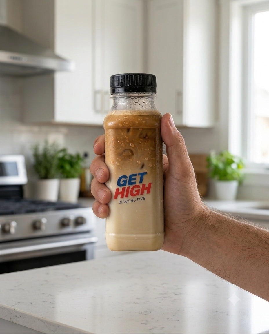 Get High - قهوة بروتين في الجيم